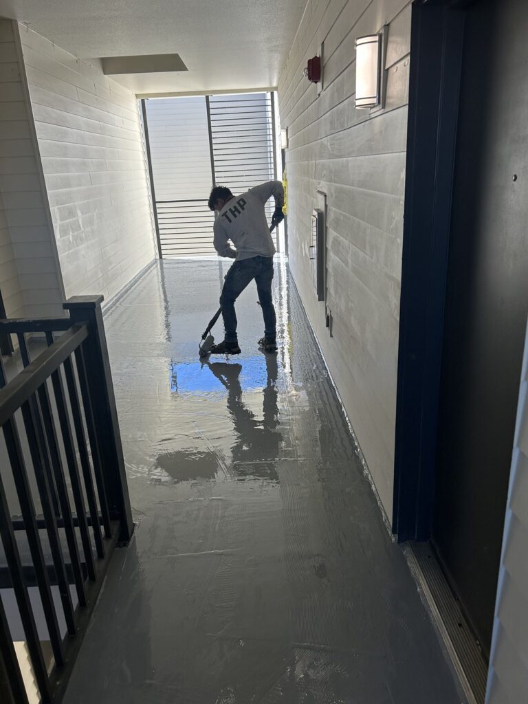 concrete repair services for apartment walkways